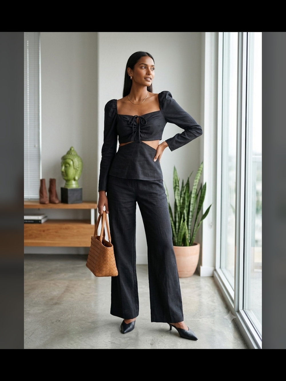 Zara Black Zaira Top Size Small Nwt